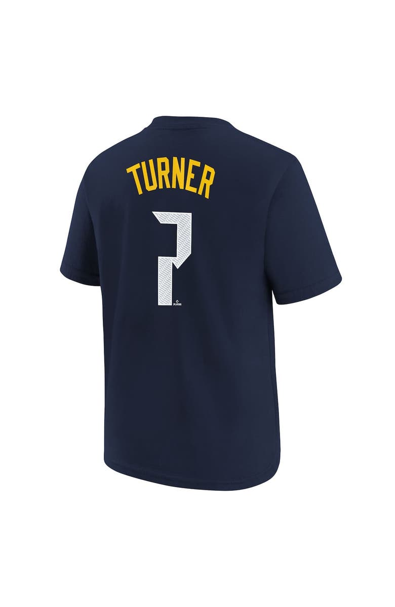 Nike Youth Nike Trea Turner Navy Philadelphia Phillies Fuse City Connect Name & Number T-Shirt, Alternate, color, Navy