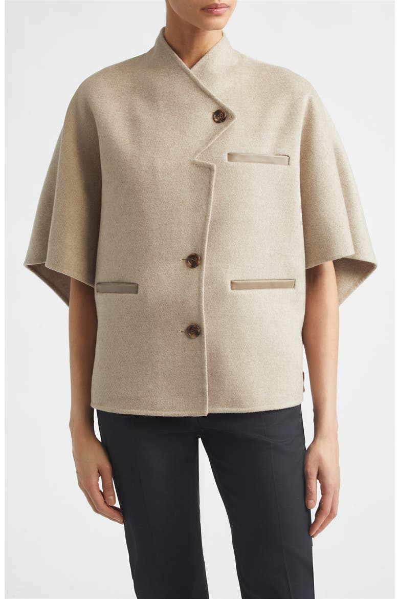Andalo Cashmere Cape, Main, color, STONE