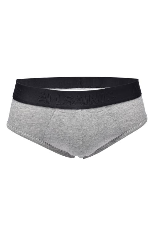 Allsaints 3-pack Contour Pouch Briefs In Black Multi