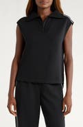 SPANX® AirEssentials Piqué Sleeveless Half Zip Top
