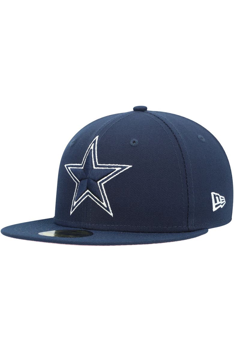 Men's New Era Navy Dallas Cowboys Super Bowl XXX Pop Sweat 59FIFTY Fitted Hat, Alternate, color, Navy