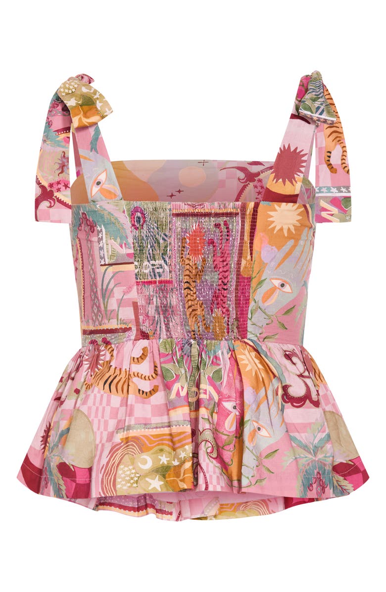 City Chic Isabel Peplum Top, Alternate, color, 