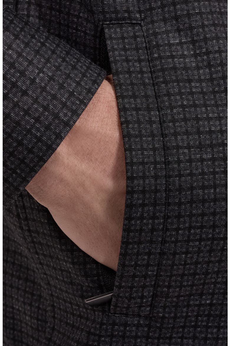 Long Sleeve Knit Button Up Shirt, Alternate, color, BLACK