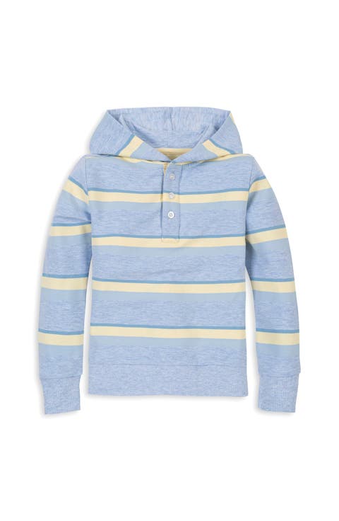 Kids' Organic French Terry Henley Hoodie (Little Kid and Big Kid)