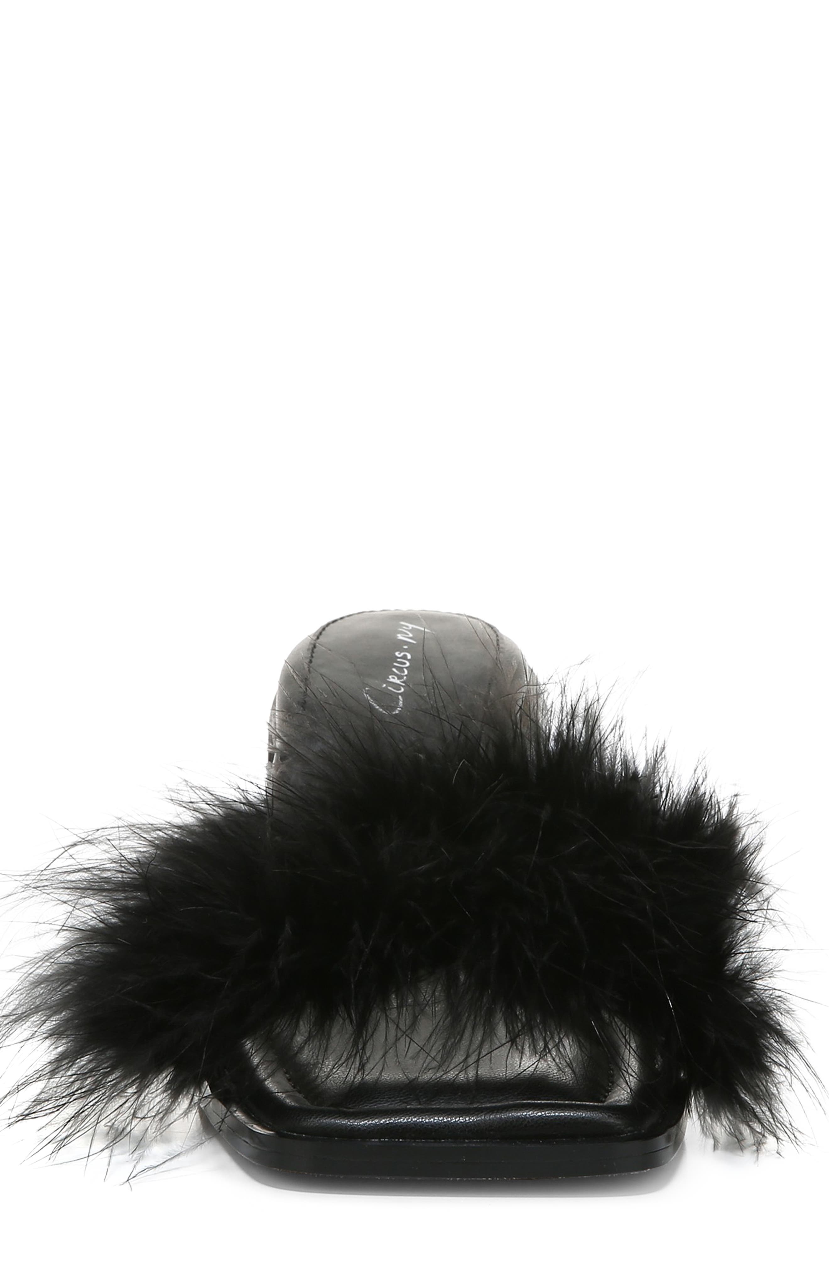 Circus NY by Sam Edelman Florence Feather Slide Sandal, Alternate, color, 