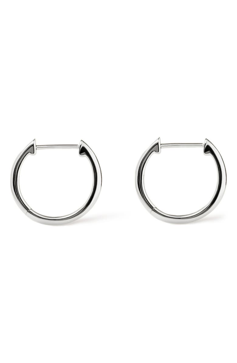 Ana Luisa Small Hoop Earrings, Main, color, Silver