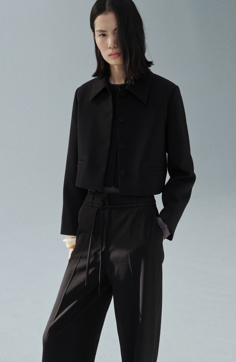 MANGO Cagliari Straight Leg Pants, Alternate, color, 