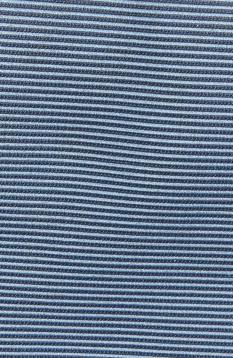 BOSS Horizontal Stripe Silk Blend Tie, Alternate, color, Open Bu