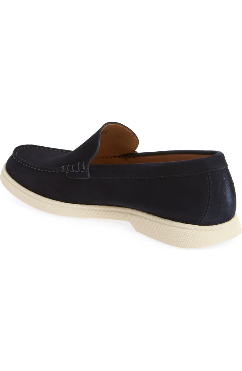 BOSS Sienne Moc Toe Loafer, Alternate, color, Dark Blue