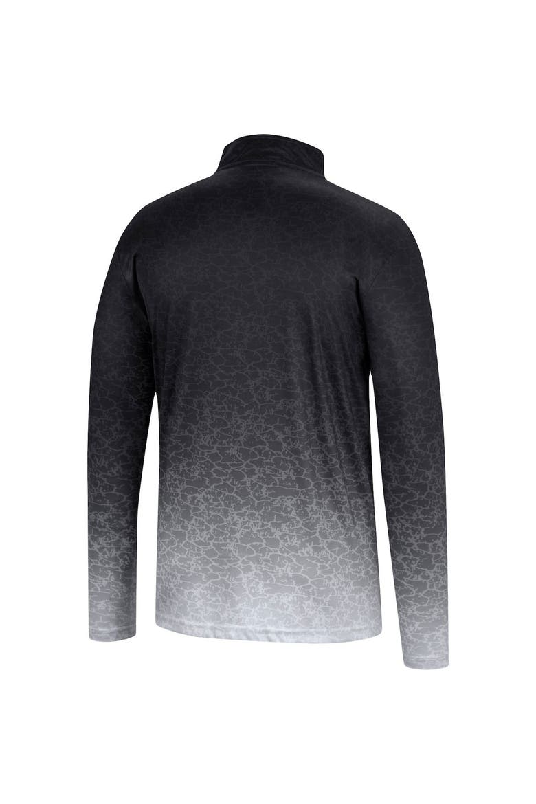 Men's Colosseum Black Iowa Hawkeyes Walter Quarter-Zip Windshirt, Alternate, color, Black