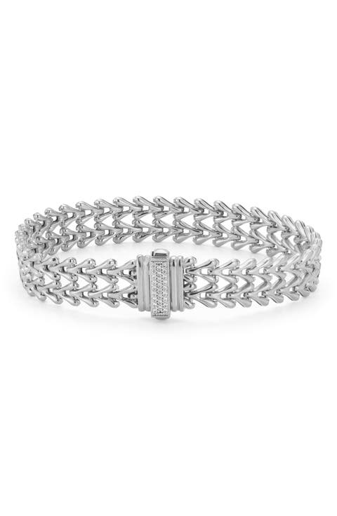 Double Row Weaved Bracelet