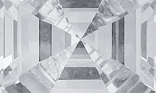 Cz By Kenneth Jay Lane Asscher Cut Cubic Zirconia Stud Earrings In Clear Silver