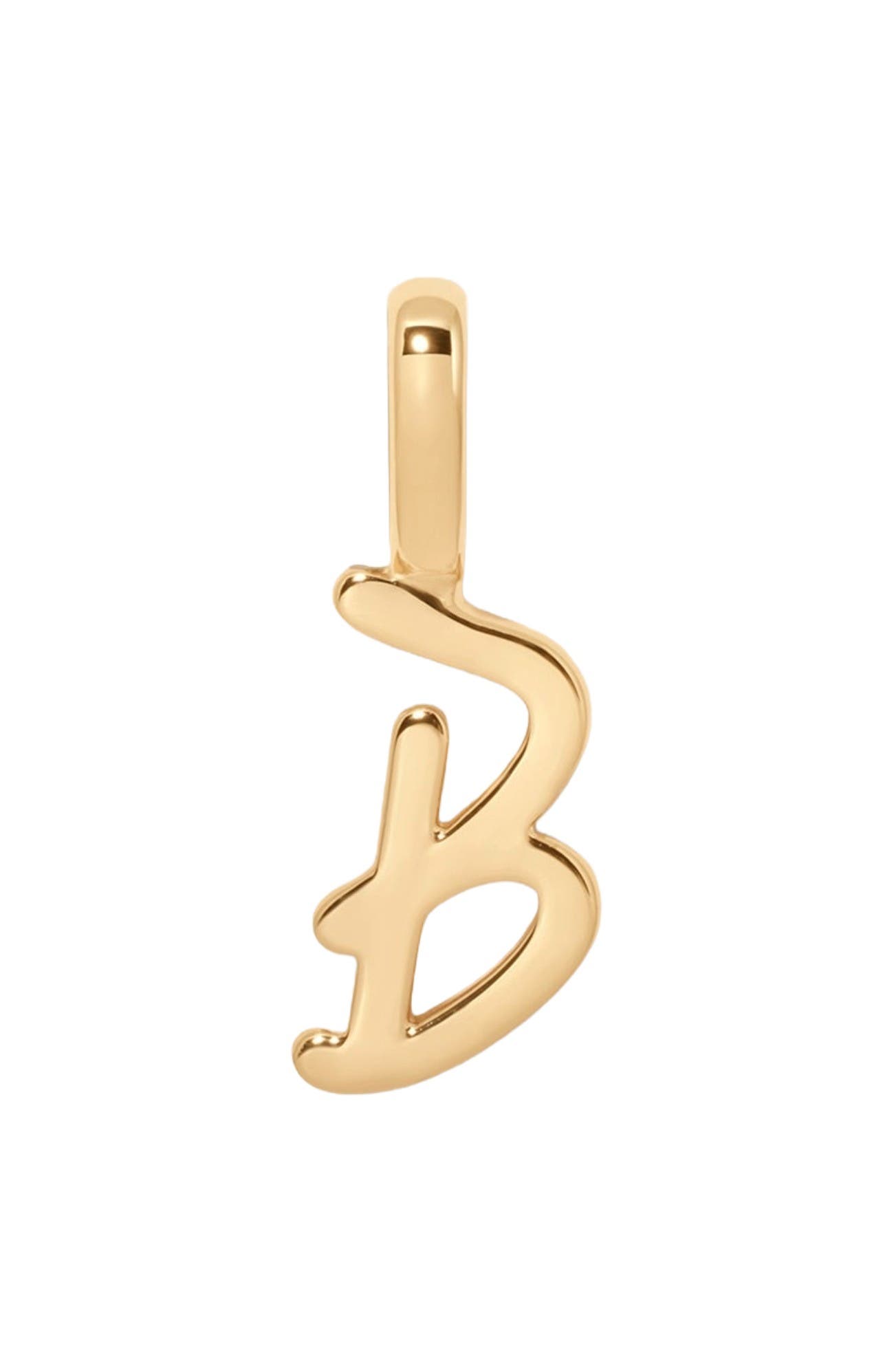 Gold Vermeil Initial B