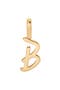  Gold Vermeil Initial B