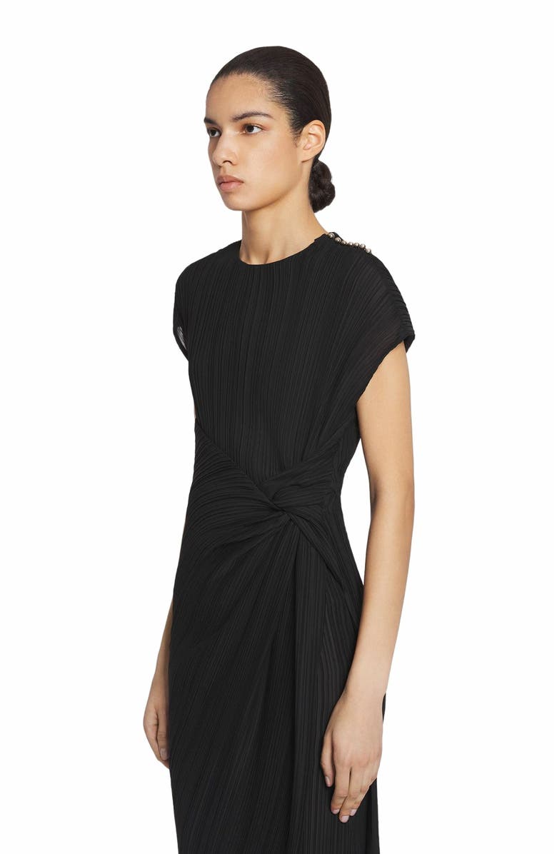 Lanvin ASYMMETRICAL PLEATED DRESS, Alternate, color, 