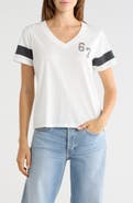 Wildfox Micky Graphic V-Neck T-Shirt