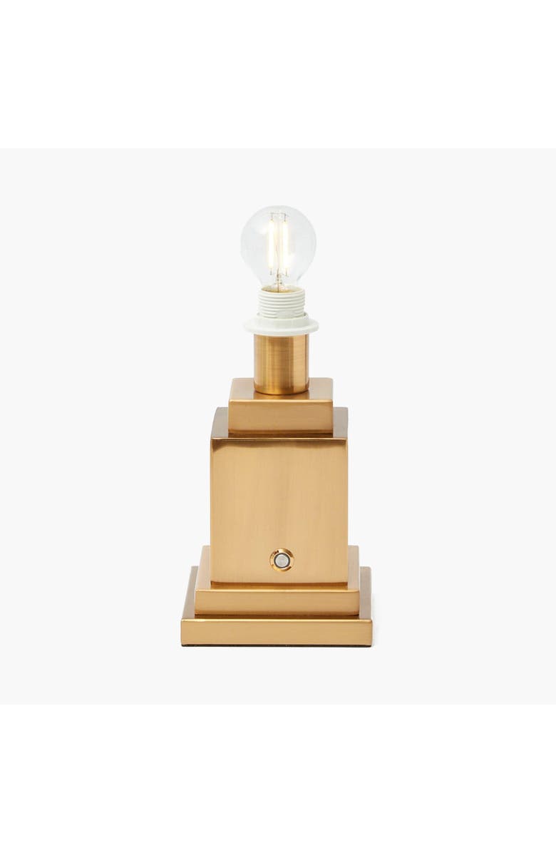 Mrs. Alice Square Rechargeable Lamp, Main, color, Brass