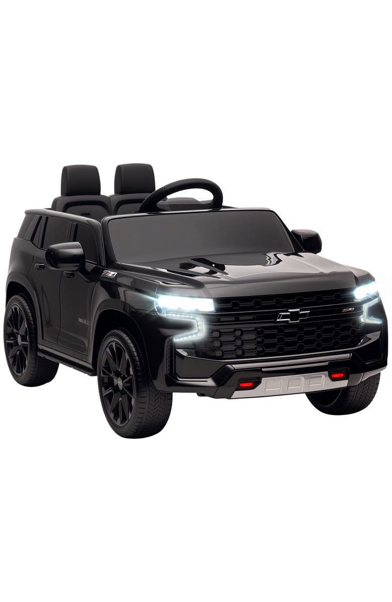 Aosom 12V Electric Ride-On Car with Remote Control, Horn, Main, color, Black