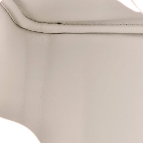 Pre-owned Hermes  Hermes Lindy Bag Clemence Mini In White