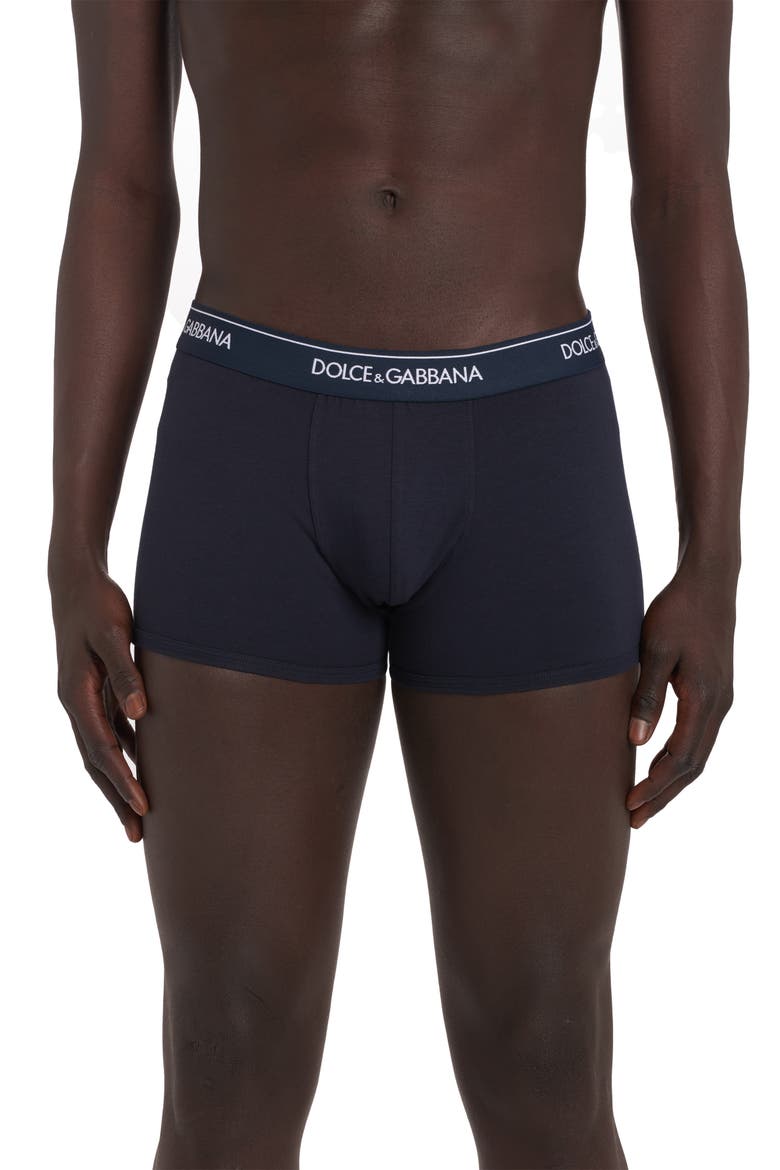 2-Pack Logo Waist Boxer Briefs, Main, color, DARK BLUE
