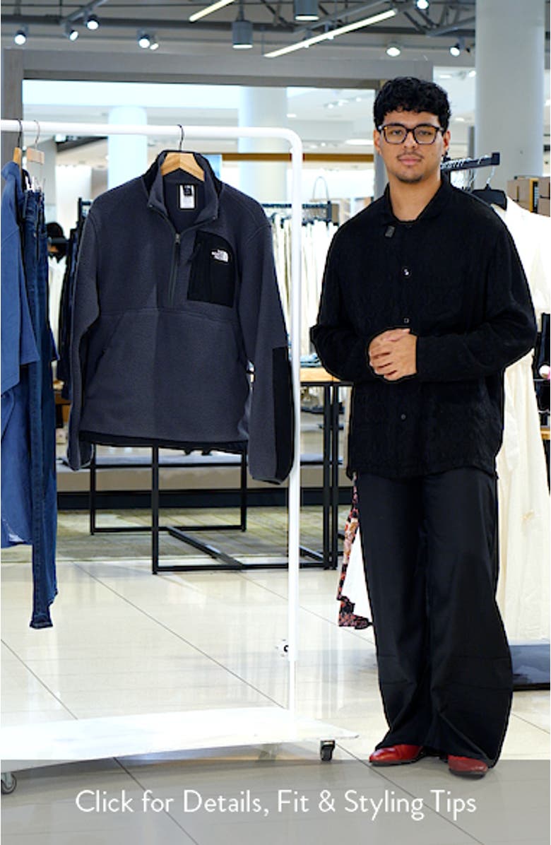 Yumiori Off Peak Recycled Fleece Half Zip Pullover, sales video thumbnail