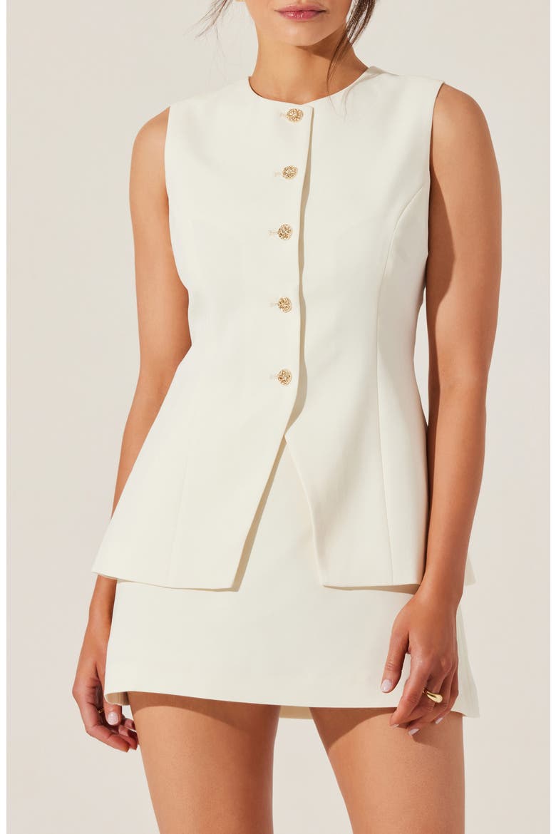 Dilone Layered Dress, Alternate, color, CREAM