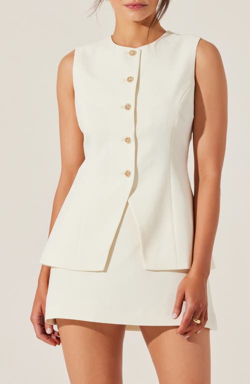 Astr The Label Dilone Layered Dress In Cream
