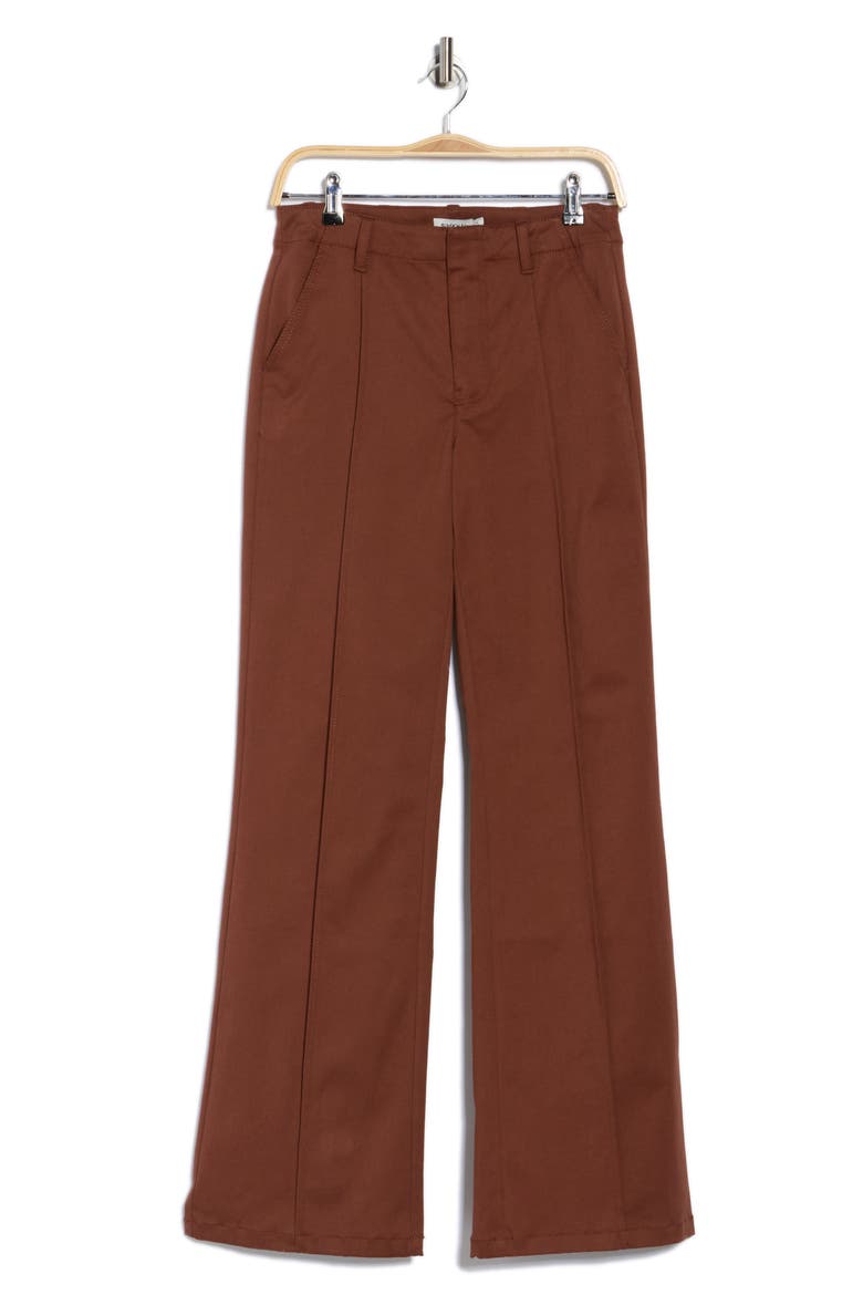 Ansel High Waist Wide Leg Pants, Main, color, CHESTNUT