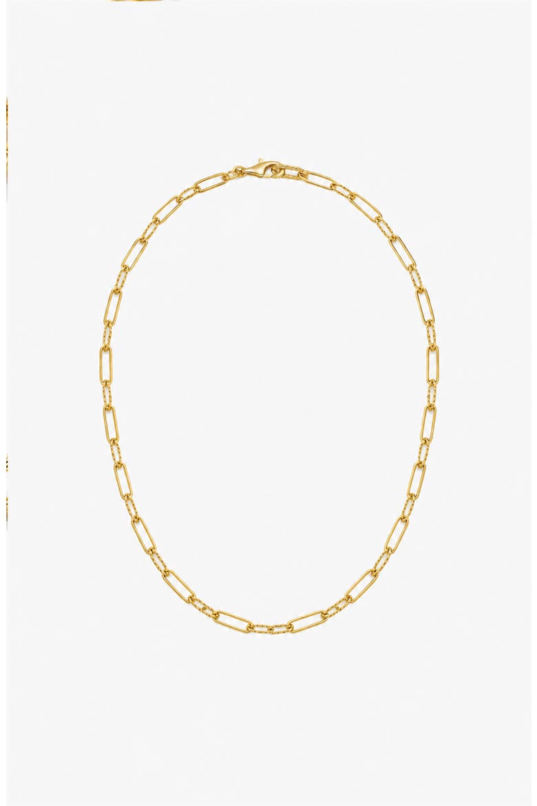 Molten Link Chain Necklace In Gold, Alternate, color, Gold