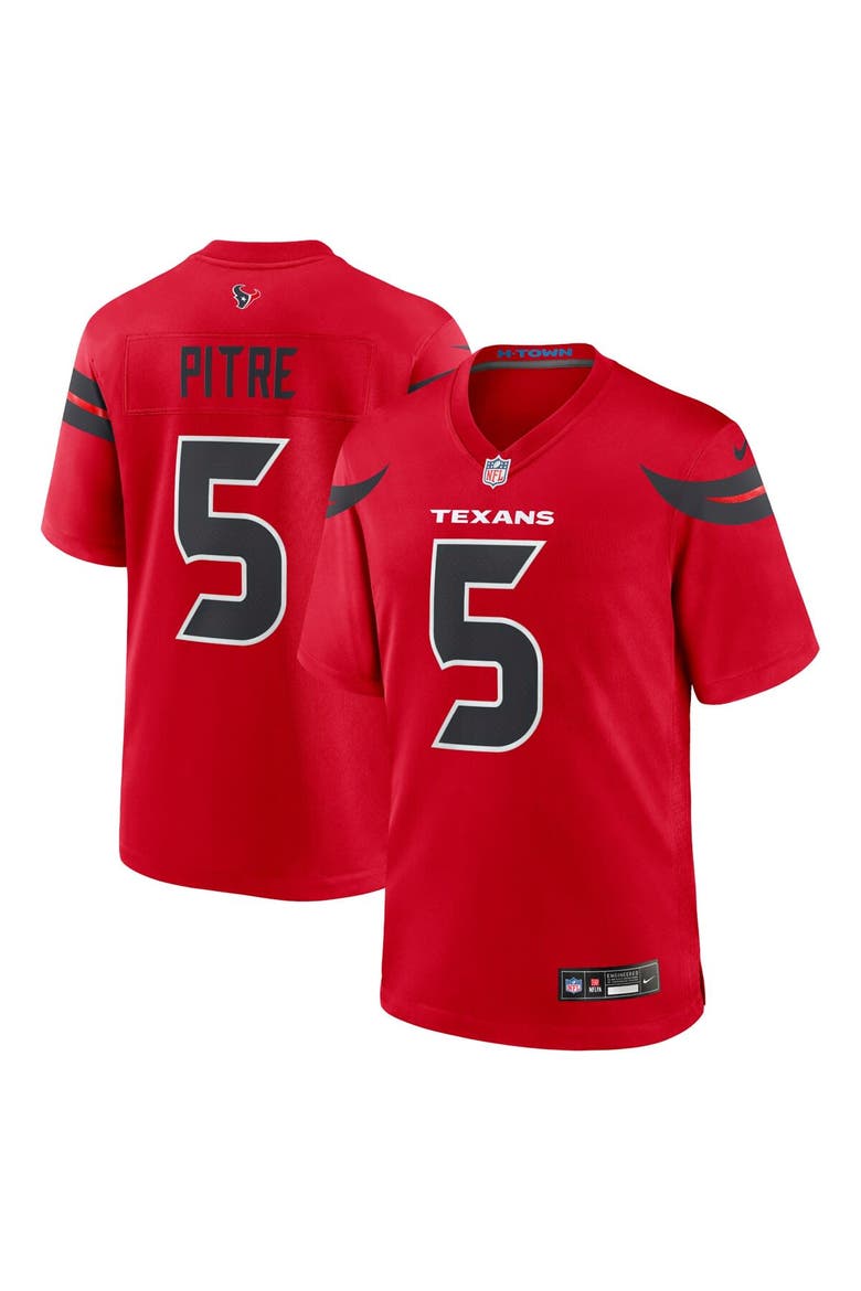 Men's Nike Jalen Pitre Red Houston Texans Alternate Game Jersey, Main, color, Red