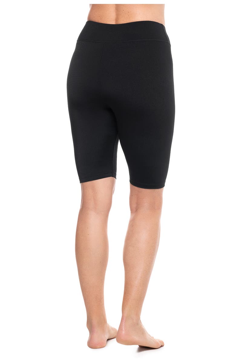 Coolibar Women's Swim Shorts - UPF 50+ Sun Protection - Deep Water, Alternate, color, Black