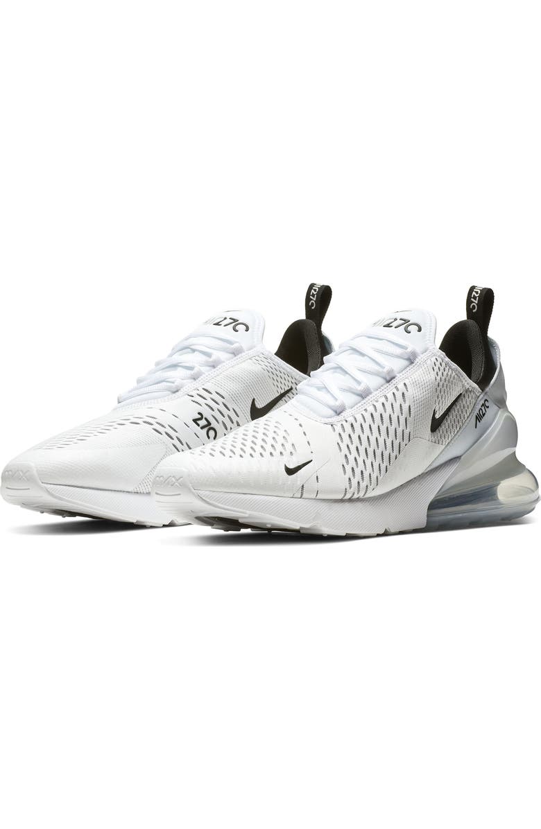 Nike Air Max 270 Sneaker, Main, color, 100 White/Black