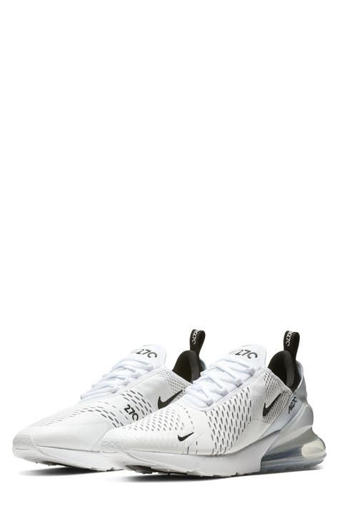 Nike mens all white shoes best sale