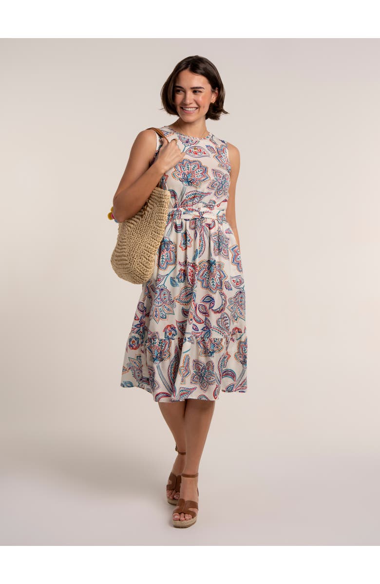 Brakeburn Ioanna Midi Dress, Main, color, Multi