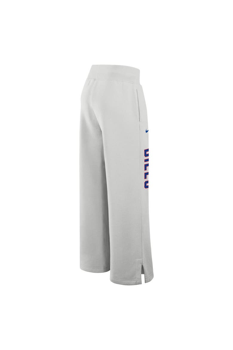 Women's Nike  Gray Buffalo Bills Primetime Phoenix Fleece Wide-Leg Sweatpants, Alternate, color, Gray