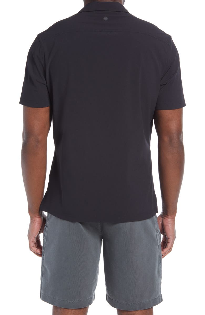 Zella Ripstop Snap Front Shirt, Alternate, color,