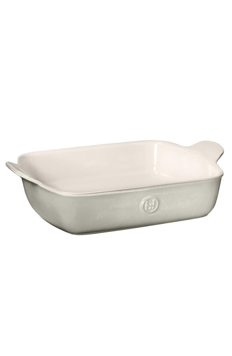 Emile Henry HR Modern Classics Small Rectangular Baker, 10.25" x 7", Main, color, Pearl Gray