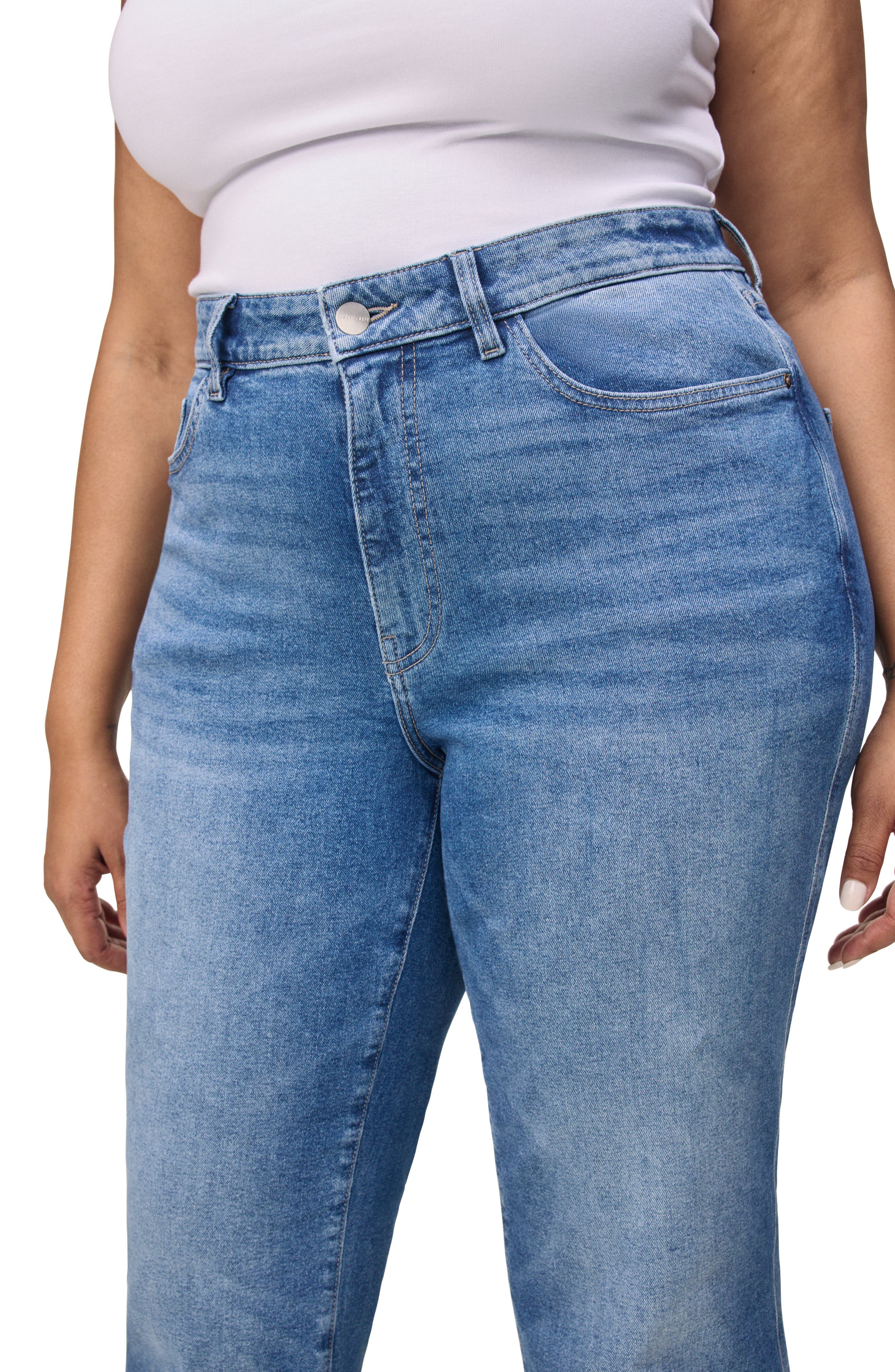 WARP & WEFT WARP+WEFT SAT '90S HIGH WAIST RELAXED STRAIGHT LEG JEANS
