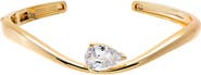 BY ADINA EDEN CZ Pear Swirled Open Bangle