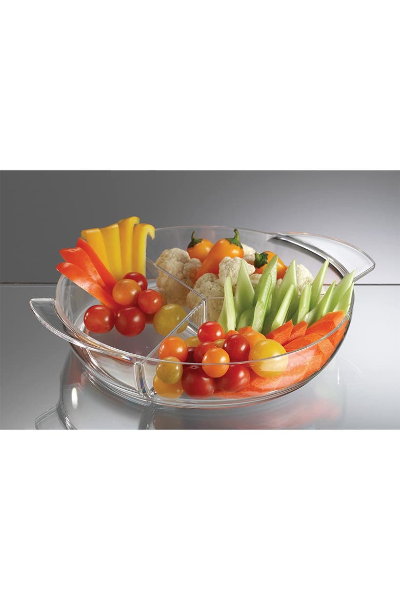 Iced Platter, 10-Inch, Alternate, color, CLEAR