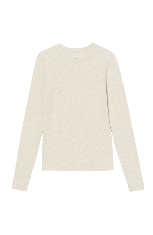 M.m.lafleur Malley Fitted Tee In Neutral