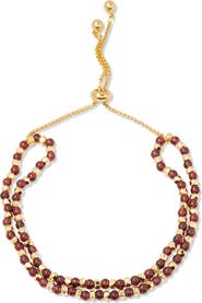 Brook and York Evette Birthstone Beaded Slider Bracelet