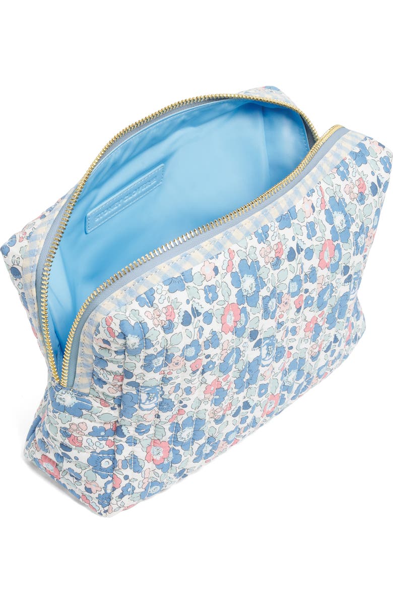 Stoney Clover Lane x Liberty Large Quilted Cotton Pouch, Alternate, color, Betsy