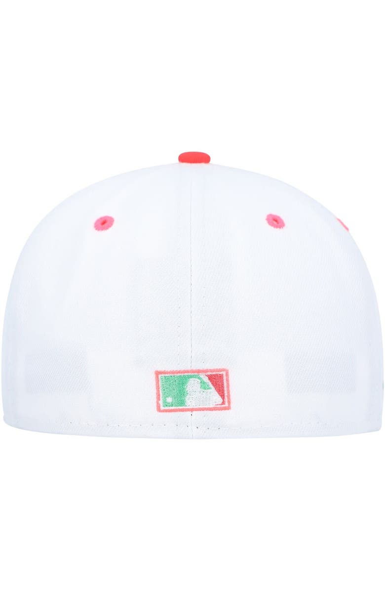 New Era Men's New Era White/Green Chicago Cubs Watermelon Lolli 59FIFTY Fitted Hat, Alternate, color,