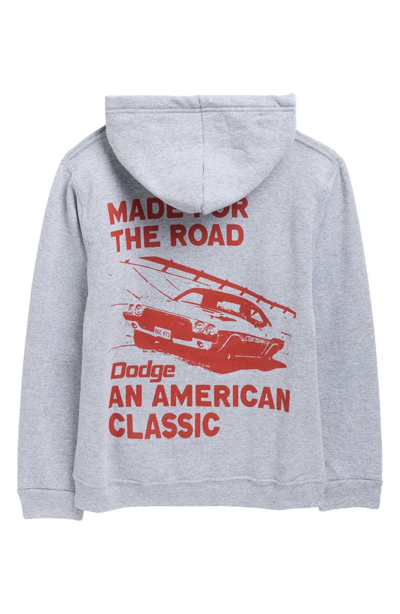 Philcos Kids' Dodge Made For The Road Cotton Hoodie, Alternate, color, Heather Sport Grey