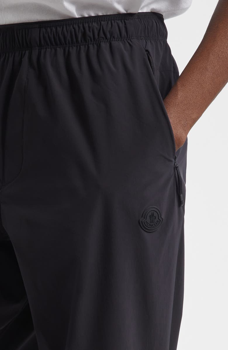 Moncler Cockerel Patch Joggers, Alternate, color, Black