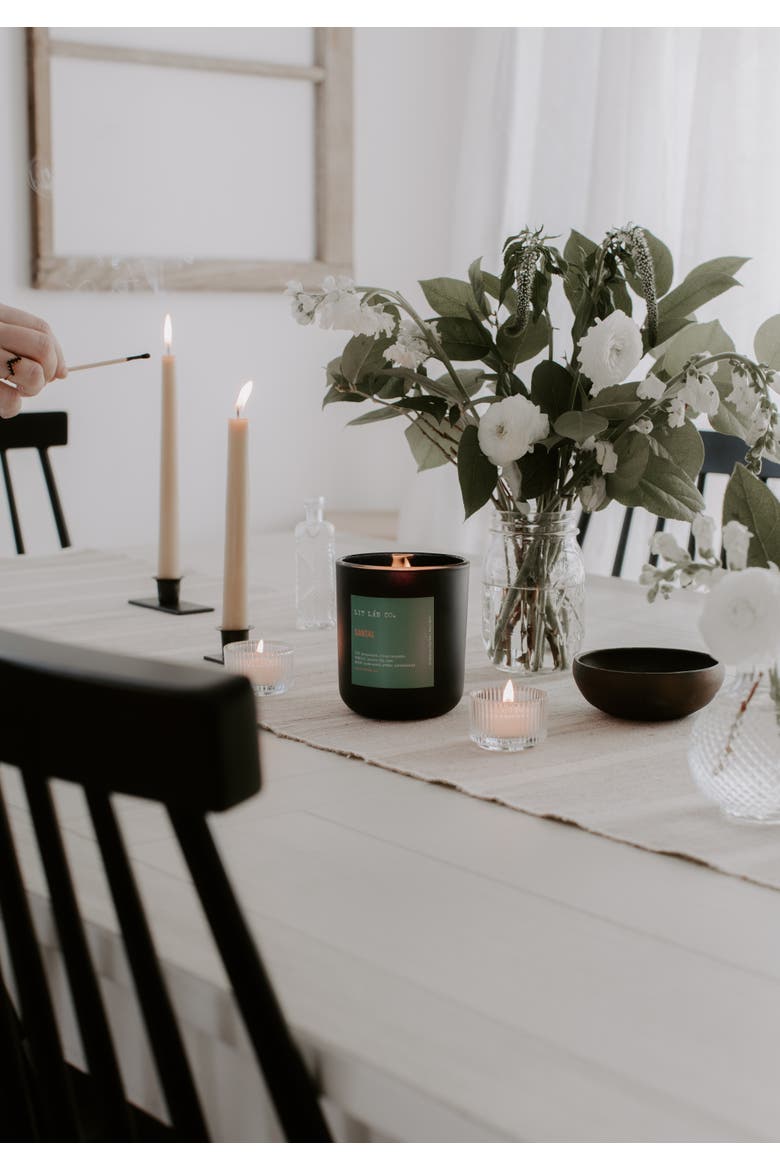 Santal Candle, Alternate, color, Black