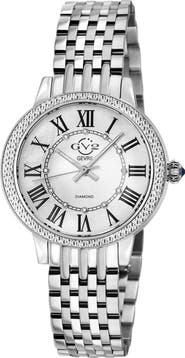 GV2 Astor III Diamond Swiss Bracelet Watch, 34mm - 0.06 ctw