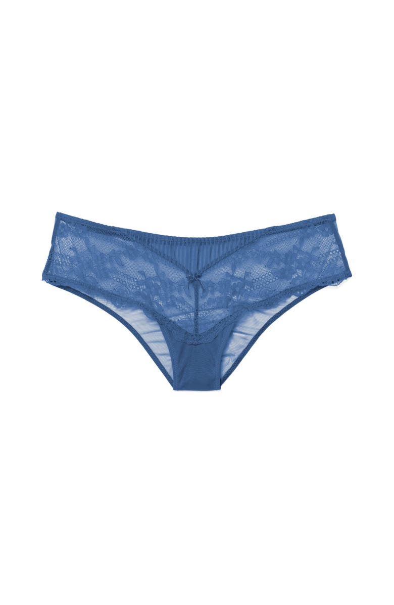 Adore Me Selma Cheeky Panties, Alternate, color, Dark Blue