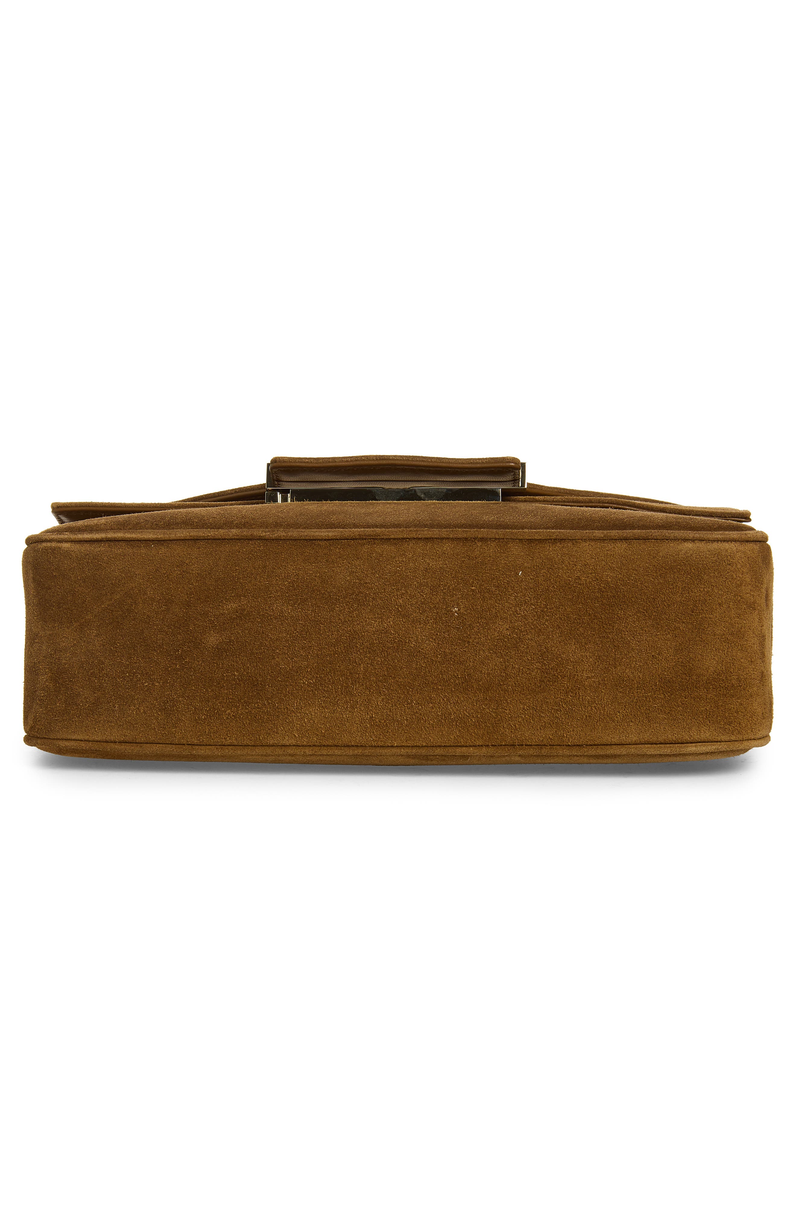 TOM FORD Small Suede Shoulder Bag, Alternate, color, Whisky